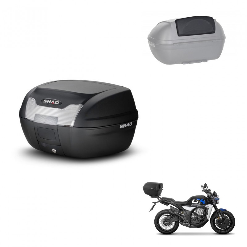SHAD SH40 trunk + mounting bracket backrest KIT-437844