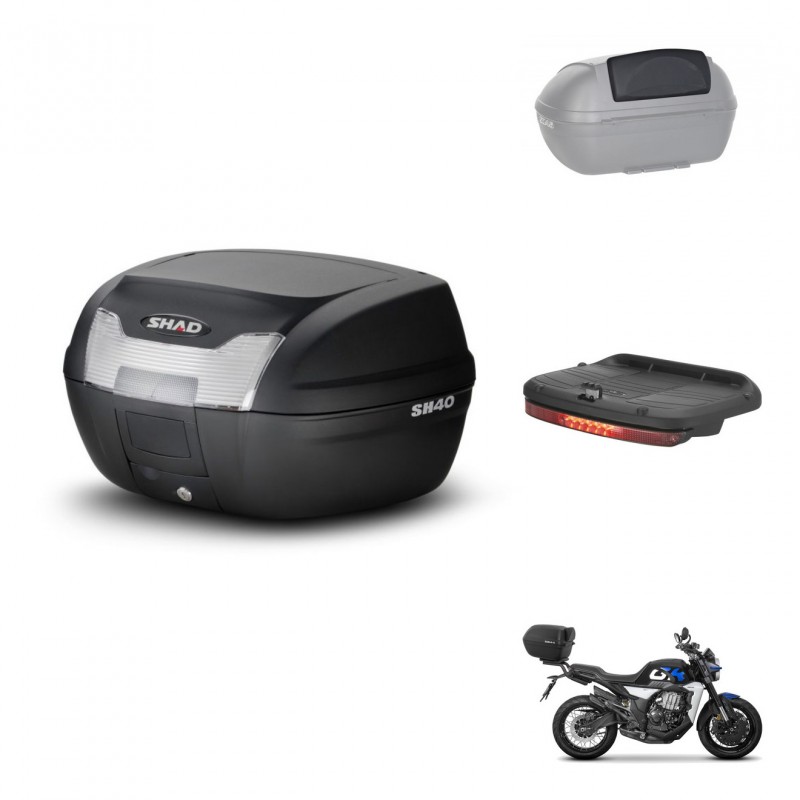 SHAD Baul SH40 + soporte montaje accesorios KIT-437845