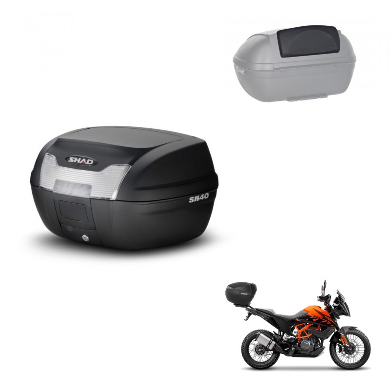 SHAD SH40 trunk + mounting bracket backrest KIT-437868