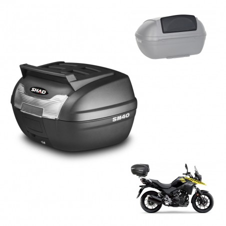 SHAD Trunk SH40 upper grill + mounting bracket backrest KIT-437888