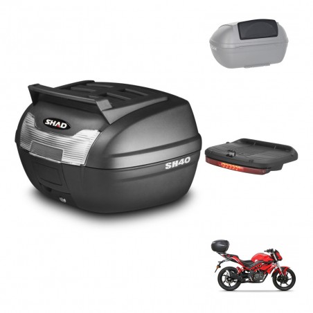 SHAD Baul SH40 parrilla superior + soporte montaje accesorios KIT-437893