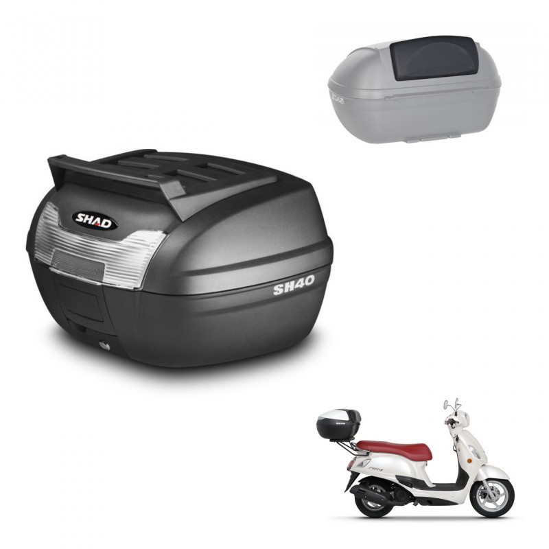SHAD Trunk SH40 upper grill + mounting bracket backrest KIT-437900