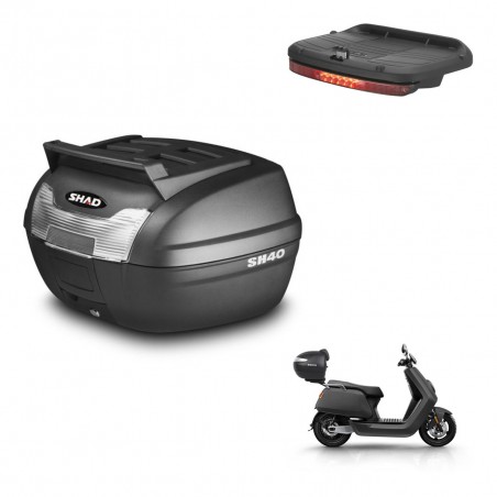 SHAD Trunk SH40 upper grill + mounting bracket brake light KIT-437907