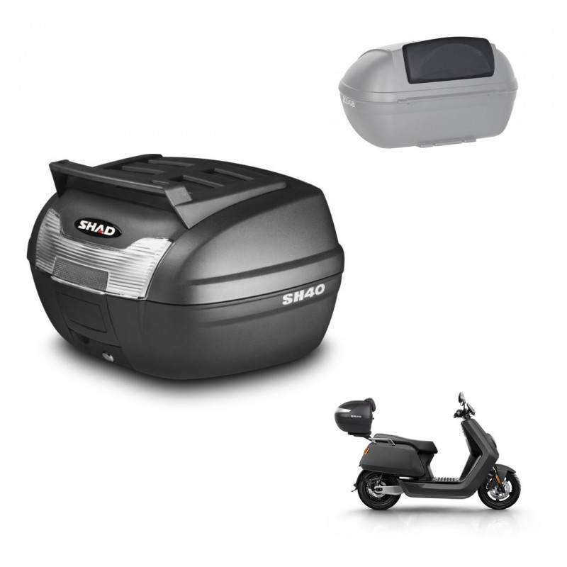 SHAD Baul SH40 parrilla superior + soporte montaje respaldo KIT-437908