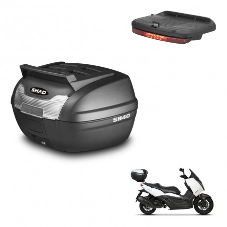 SHAD Baul SH40 parrilla superior + soporte montaje luz de freno KIT-437911