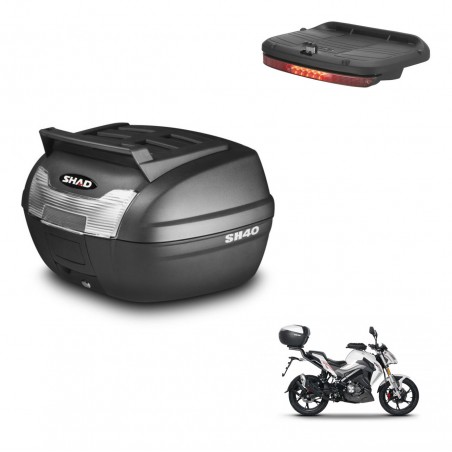 SHAD Trunk SH40 upper grill + mounting bracket brake light KIT-437919