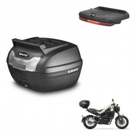 SHAD Trunk SH40 upper grill + mounting bracket brake light KIT-437927