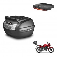 SHAD Baul SH40 parrilla superior + soporte montaje luz de freno KIT-437931