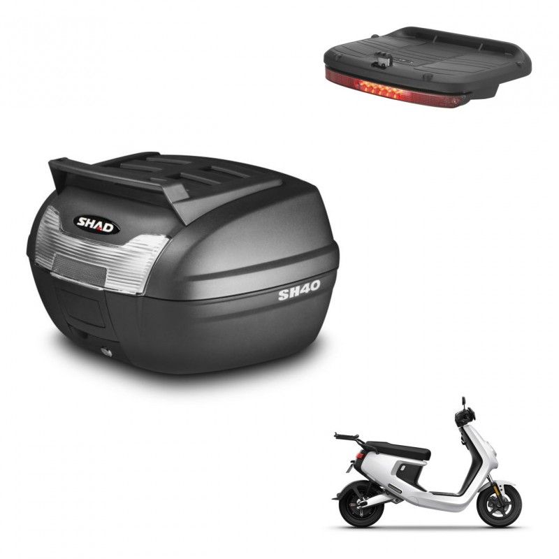 SHAD Baul SH40 parrilla superior + soporte montaje luz de freno KIT-437935