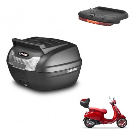 SHAD Baul SH40 parrilla superior + soporte montaje luz de freno KIT-438023