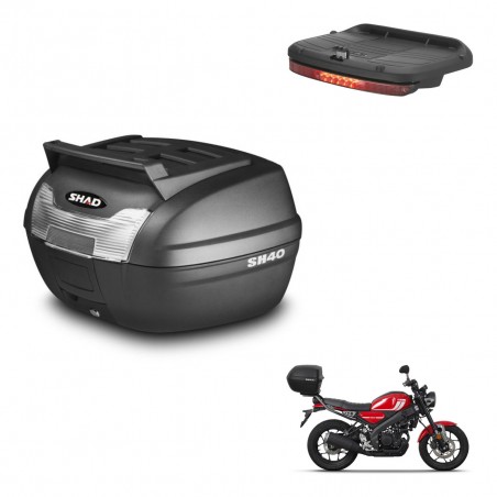 SHAD Trunk SH40 upper grill + mounting bracket brake light KIT-438027