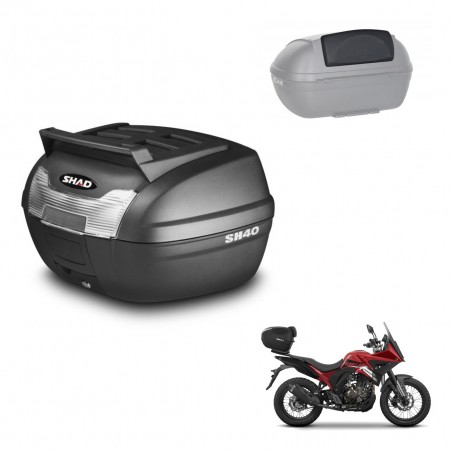 SHAD Trunk SH40 upper grill + mounting bracket backrest KIT-438032