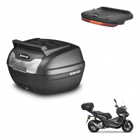 SHAD Trunk SH40 upper grill + mounting bracket brake light KIT-438035