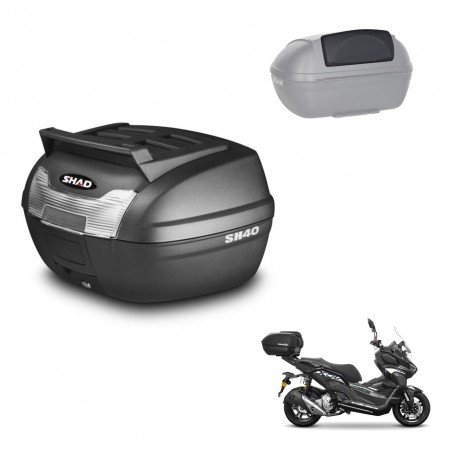 SHAD Trunk SH40 upper grill + mounting bracket backrest KIT-438036