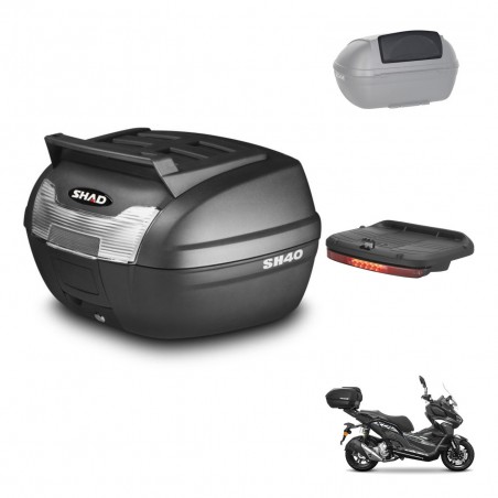 SHAD Baul SH40 parrilla superior + soporte montaje accesorios KIT-438037