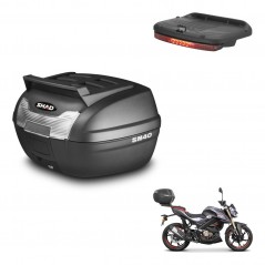 SHAD Baul SH40 parrilla superior + soporte montaje luz de freno KIT-438039