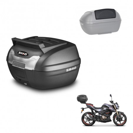 SHAD Trunk SH40 upper grill + mounting bracket backrest KIT-438040