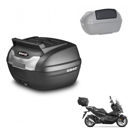 SHAD Baul SH40 parrilla superior + soporte montaje respaldo KIT-438044