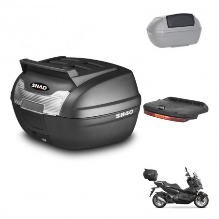 SHAD Baul SH40 parrilla superior + soporte montaje accesorios KIT-438045