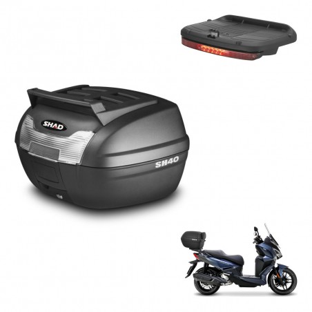 SHAD Trunk SH40 upper grill + mounting bracket brake light KIT-438047