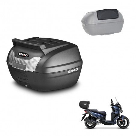 SHAD Trunk SH40 upper grill + mounting bracket backrest KIT-438048