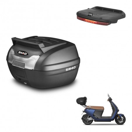 SHAD Baul SH40 parrilla superior + soporte montaje luz de freno KIT-438051