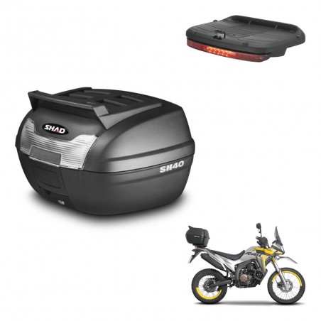 SHAD Trunk SH40 upper grill + mounting bracket brake light KIT-438071