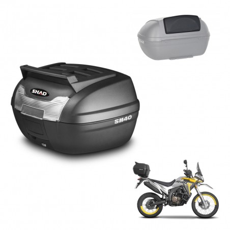 SHAD Trunk SH40 upper grill + mounting bracket backrest KIT-438072