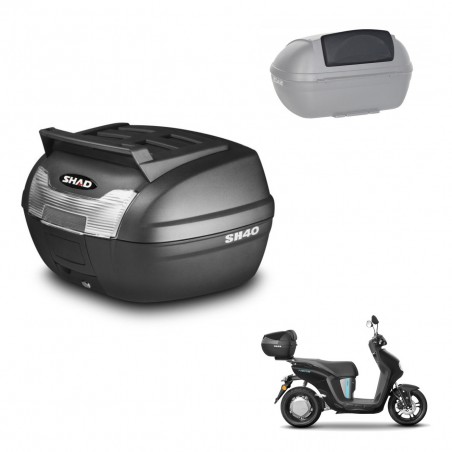 SHAD Baul SH40 parrilla superior + soporte montaje respaldo KIT-438076