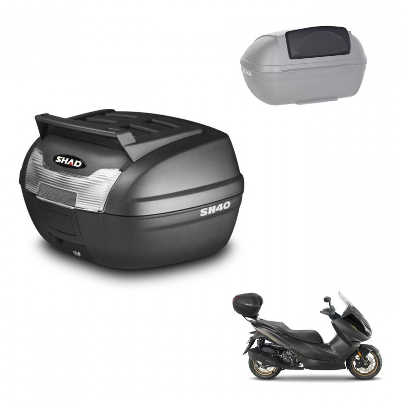 SHAD Baul SH40 parrilla superior + soporte montaje respaldo KIT-438080