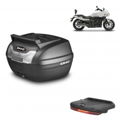 SHAD Baul SH40 parrilla superior + soporte montaje luz de freno KIT-438087