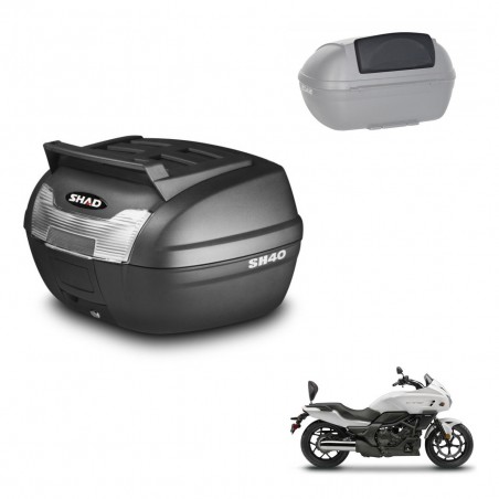 SHAD Trunk SH40 upper grill + mounting bracket backrest KIT-438088