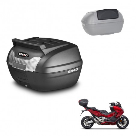 SHAD Trunk SH40 upper grill + mounting bracket backrest KIT-438092