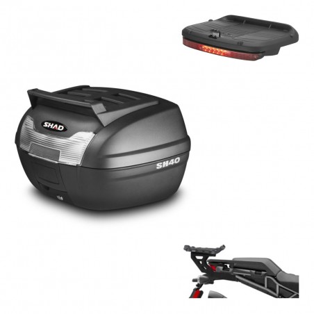 SHAD Trunk SH40 upper grill + mounting bracket brake light KIT-438095