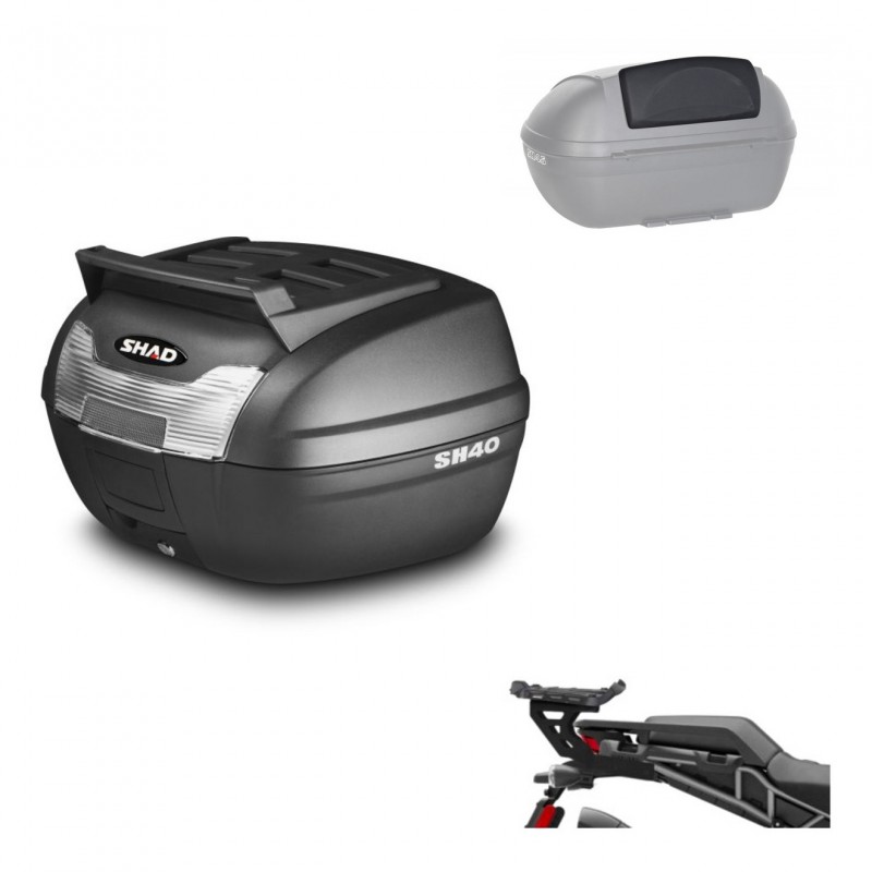 SHAD Baul SH40 parrilla superior + soporte montaje respaldo KIT-438096