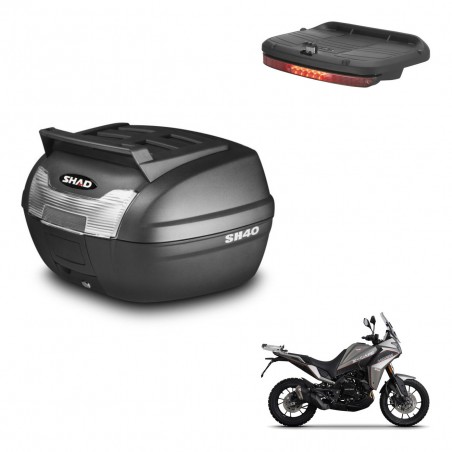 SHAD Baul SH40 parrilla superior + soporte montaje luz de freno KIT-438099