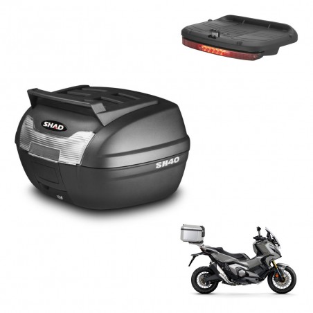 SHAD Baul SH40 parrilla superior + soporte montaje luz de freno KIT-438103