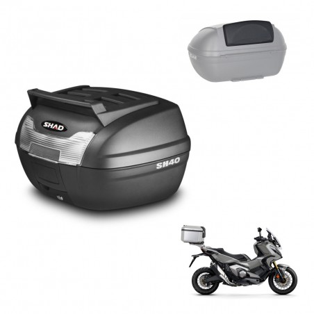 SHAD Trunk SH40 upper grill + mounting bracket backrest KIT-438104