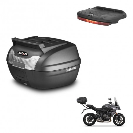 SHAD Baul SH40 parrilla superior + soporte montaje luz de freno KIT-438123