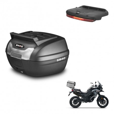 SHAD Baul SH40 parrilla superior + soporte montaje luz de freno KIT-438127