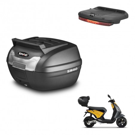 SHAD Baul SH40 parrilla superior + soporte montaje luz de freno KIT-438131