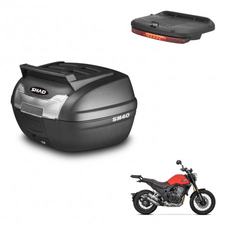 SHAD Trunk SH40 upper grill + mounting bracket brake light KIT-438143