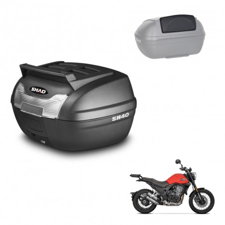 SHAD Trunk SH40 upper grill + mounting bracket backrest KIT-438144