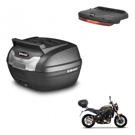 SHAD Baul SH40 parrilla superior + soporte montaje luz de freno KIT-438151