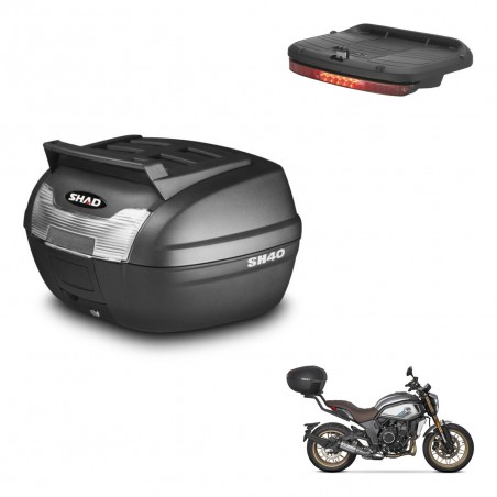 SHAD Trunk SH40 upper grill + mounting bracket brake light KIT-438155