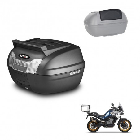 SHAD Trunk SH40 upper grill + mounting bracket backrest KIT-438160