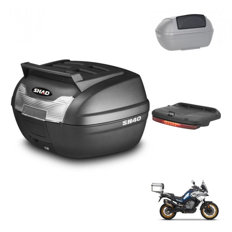 SHAD Baul SH40 parrilla superior + soporte montaje accesorios KIT-438161