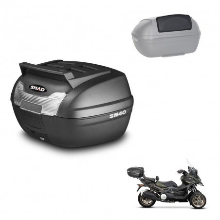 SHAD Trunk SH40 upper grill + mounting bracket backrest KIT-438168