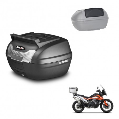 SHAD Baul SH40 parrilla superior + soporte montaje respaldo KIT-438256