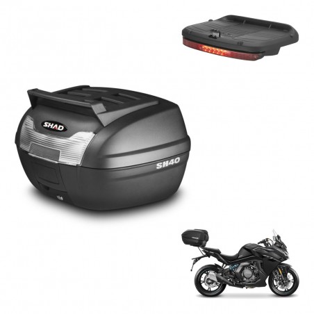 SHAD Trunk SH40 upper grill + mounting bracket brake light KIT-438263